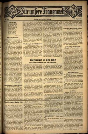 Zweite Ausgabe vom Donnerstag, den 08. September 1932.