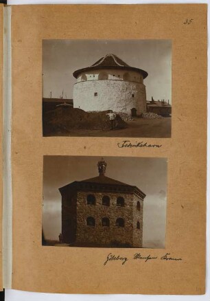 Pulverturm, Frederikshavn / Skansen Kronan, Göteborg: Ansichten (aus: Skizzen- und Fotoalbum 27)