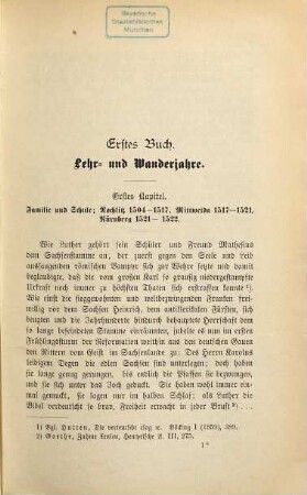 Johannes Mathesius : ein Lebens- und Sitten-Bild aus der Reformationszeit, 1