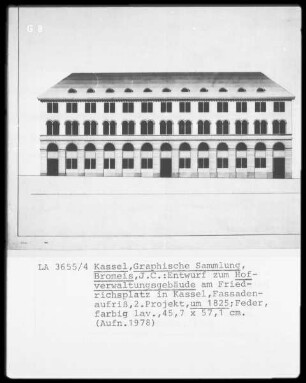 Kassel & Hofverwaltungsgebäude & Friedrichsplatz