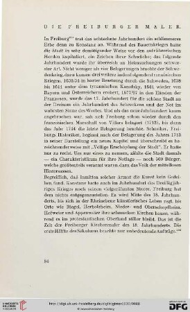 Die Freiburger Maler