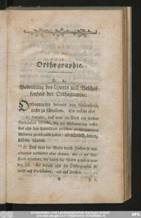 Orthographie.