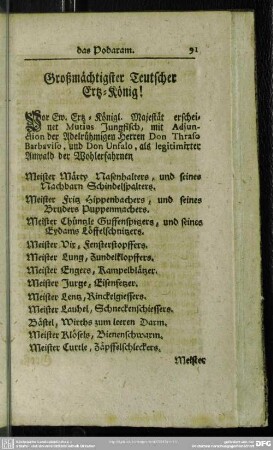 Großmächtigster Teutscher Ertz-König!
