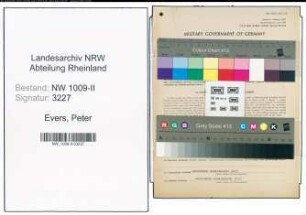 Entnazifizierung Peter Evers , geb. 06.10.1905 (Maurer)