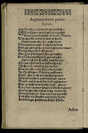 [Actus Primus. - Actus Secundus.]