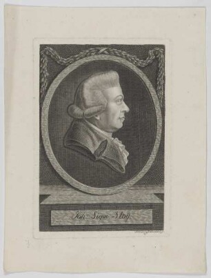 Bildnis des Joh. Sigm. Stoy
