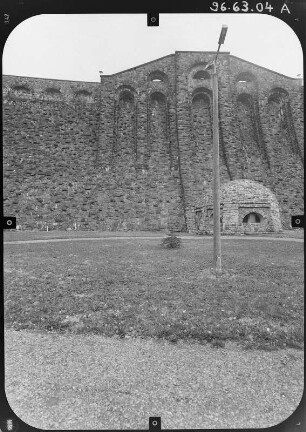 Klingenberg. Talsperre Klingenberg (1908-1914; H. Poelzig). Staumauer