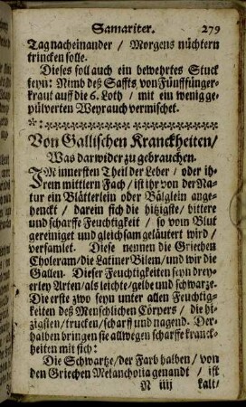 Von Gallischen Kranckheiten.