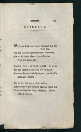 141-142, Trennung