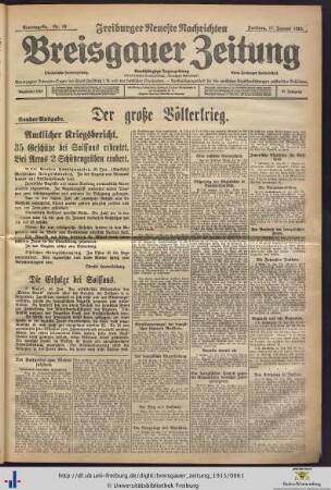 17.01.1915 (Sonderausgabe)