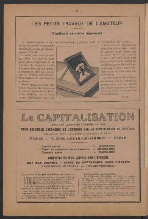 Les Petits Travaux De L'Amateur