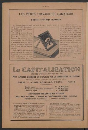 Les Petits Travaux De L'Amateur