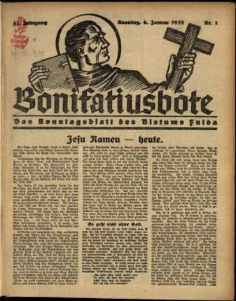 Ausgabe vom Sonntag, den 06. Januar 1935.