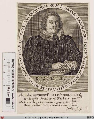 Bildnis Johann Leonhard Frisch d. Ä.