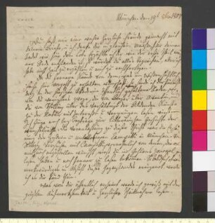 Brief von Jacobi, Friedrich Heinrich an Goethe, Johann Wolfgang von