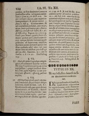 Titulus XII. Ut ecclesiastica beneficia sine diminutione conferantur