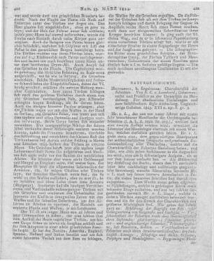 Leonhard, K. C. v.: Charakteristik der Felsarten. Für akademische Vorlesungen und zum Selbststudium. Abt. 1. Ungleichartige Gesteine. Heidelberg: Engelmann 1823