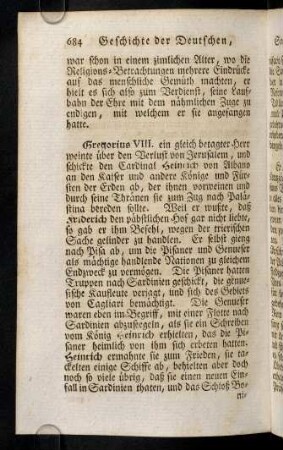 684-694, Gregorius VIII. ein gleich betagter Herr weinte ...