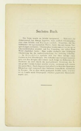 Sechstes Buch