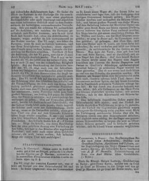 Das Großherzogthum Baden nach seinen Bestandtheilen, Standes- und Grundherrschaften, Äquisitionen und Zessionen unter Zugrundlegung der Major Hammerschen und anderer Karten. Als Historische Karte bearbeitet von A. J. V. Heunisch. Federzeichnung auf Stein von Karl Müller. Karlsruhe: Braun 1820