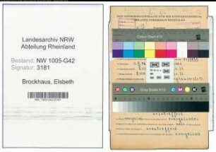 Entnazifizierung Elsbeth Brockhaus , geb. 01.03.1896 ()