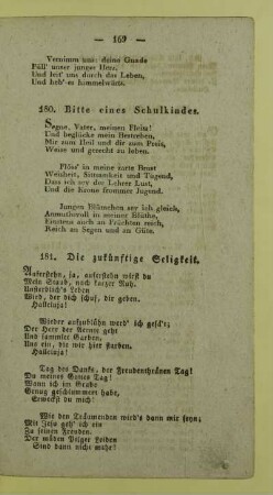 180. Bitte eines Schulkindes