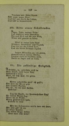 180. Bitte eines Schulkindes