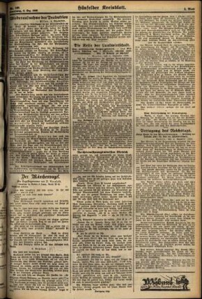 Zweite Ausgabe vom Donnerstag, den 06. Dezember 1928.