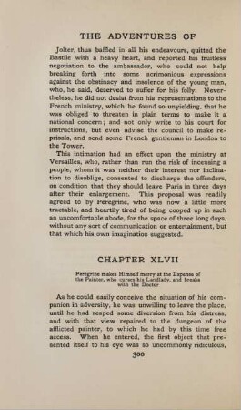 Chapter XLVII. Peregrine makes himself merry at the expense of the painter, who curses the landlady, and breaks with the doctor