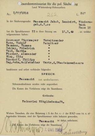 Fassnacht, Jakob