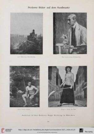 Moderne Bilder auf dem Kunstmarkt