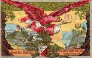 Postkarte des Tiroler Volksbundes