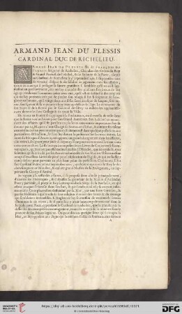 Armand Jean du Plessis, cardinal Duc de Richelieu