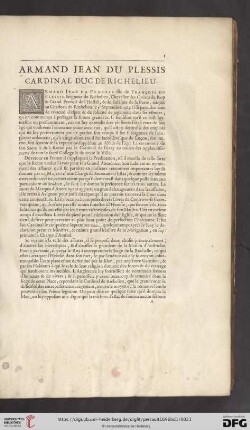 Armand Jean du Plessis, cardinal Duc de Richelieu
