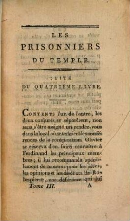 Les Prisonniers Du Temple, 3