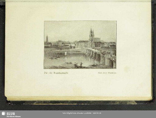 Die alte Augustusbrücke