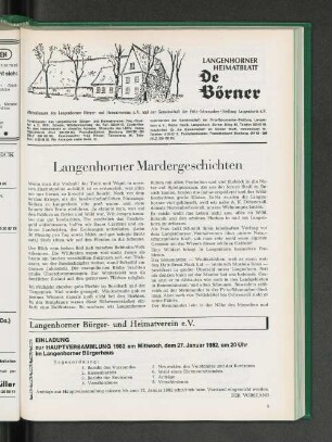 Langenhorner Mardergeschichten
