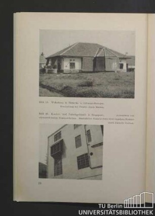 Bild 15. Wohnhaus in Batavia. Bild 16. Kontor- und Fabrikgebäude in Singapore.