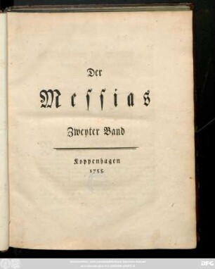 Bd. 2: Der Messias