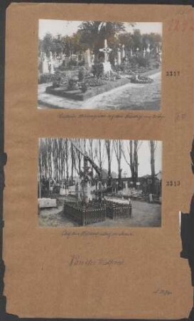 Deutsche Heldengräber auf dem Friedhof in Ciney