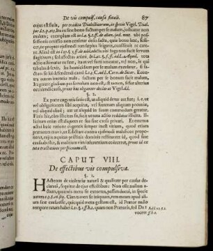 Caput VIII. De effectibus vis compulsivæ.