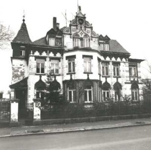 Markkleeberg, Hauptstraße 21. Villa (um 1902). Straßenansicht