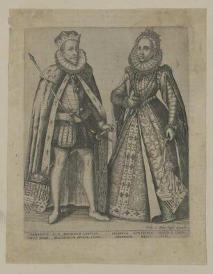 Doppelbildnis des Erzherzogs Albrecht von Österreich und seiner Gemahlin Isabella von Spanien