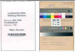 Entnazifizierung Hermann Meier , geb. 27.03.1898 (Presser)