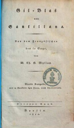 Gil-Blas von Santillana, 3. Bd.