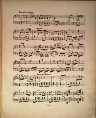 Bouquets de melodies : pour pianoforte ; op. 38, 35. Das Nachtlager in Granada