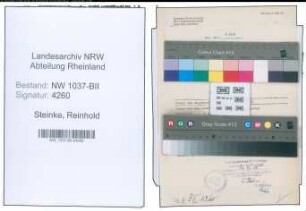 Entnazifizierung Reinhold Steinke , geb. 01.11.1896 (Polizeibeamter)