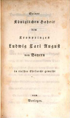Neues Taschenbuch von Nürnberg. 1, [1]. 1819