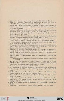 Numismatische Bibliothek (Nr. 1-228)