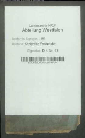 Hypothekenakten für Cord Henrich Buddenbaum, Heimsen Nr. 7